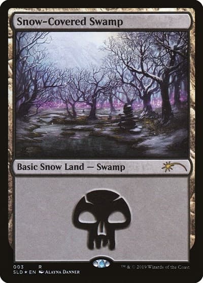 Snow-Covered Swamp (3)