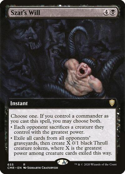 Szat's Will (Extended Art)
