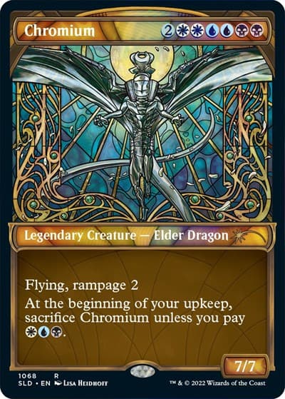 Chromium (Stained Glass) (Textured Foil)