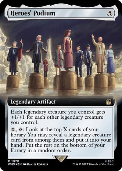 Heroes' Podium (Extended Art) (Surge Foil)