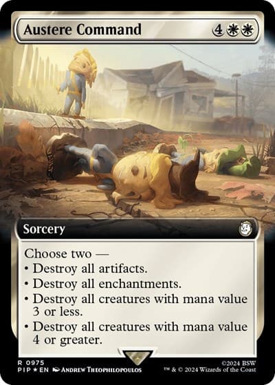 Austere Command (Extended Art) (Surge Foil)