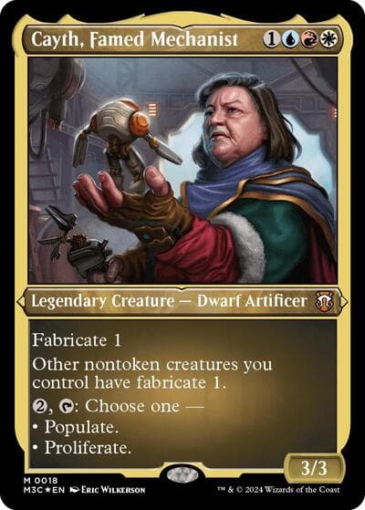 Cayth, Famed Mechanist (Foil Etched)