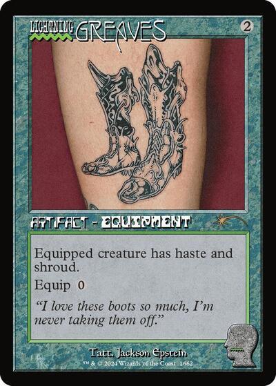 Lightning Greaves (1662)