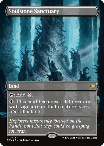 Soulstone Sanctuary (Borderless) (Mana Foil)