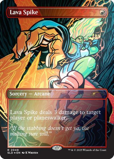Lava Spike (2049) (Rainbow Foil)