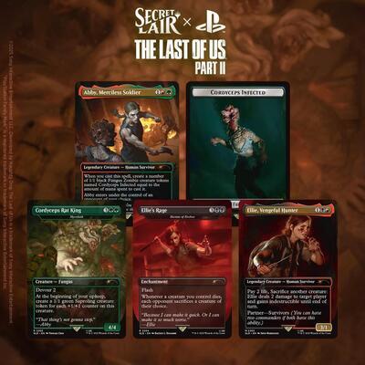 Secret Lair x The Last of Us Part II - Non-Foil Edition