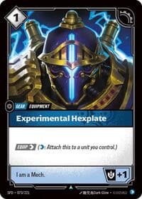 Experimental Hexplate