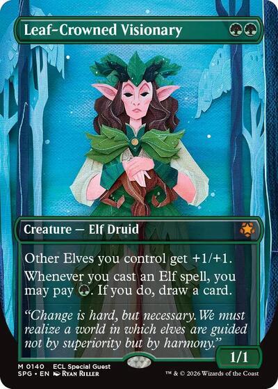 Leaf-Crowned Visionary (Borderless)