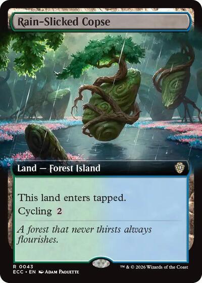 Rain-Slicked Copse (Extended Art)