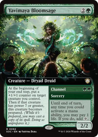 Yavimaya Bloomsage (Extended Art)