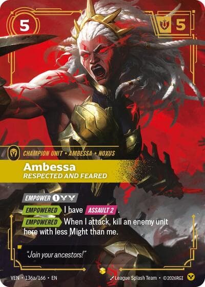 Ambessa - Respected and Feared (Alternate Art)