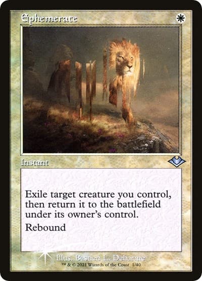 Ephemerate (Retro Frame) (Foil Etched)