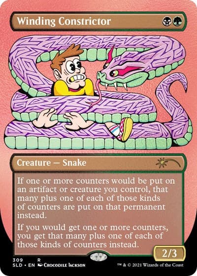 Winding Constrictor (Foil Etched)