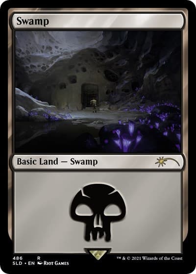 Swamp (Secret Lair x Arcane: Lands)