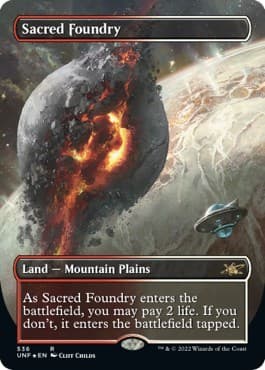 Sacred Foundry (Borderless) (Galaxy Foil)