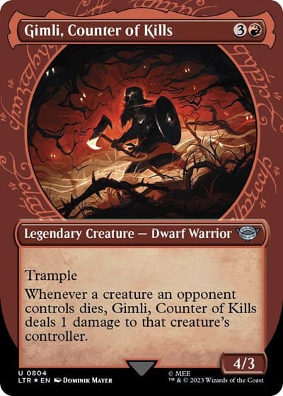 Gimli, Counter of Kills (Showcase) (Surge Foil)