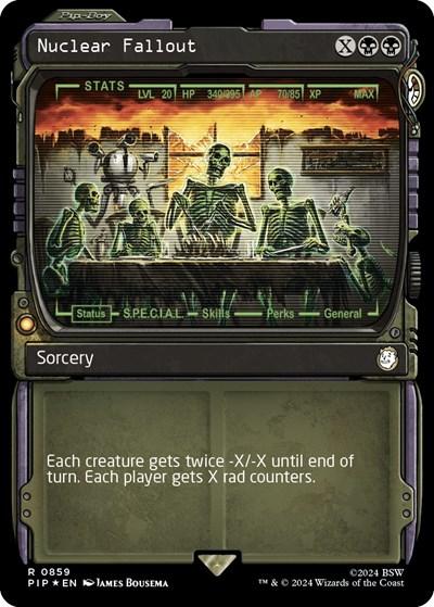 Nuclear Fallout (Showcase) (Surge Foil)