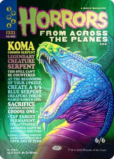 Koma, Cosmos Serpent (Rainbow Foil)