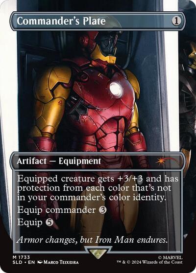 Commander's Plate (1733) (Rainbow Foil)