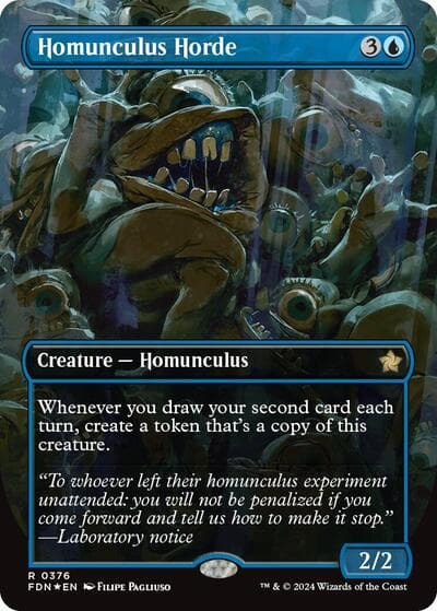 Homunculus Horde (Borderless) (Mana Foil)