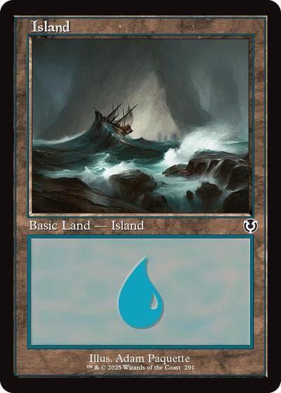 Island (291) (Retro Frame)