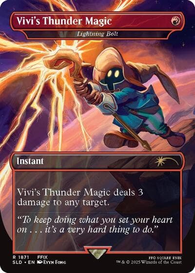 Vivi's Thunder Magic - Lightning Bolt (Rainbow Foil)