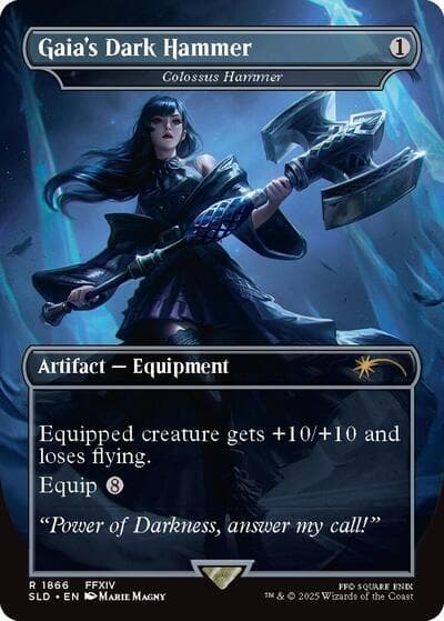 Gaia's Dark Hammer - Colossus Hammer (Rainbow Foil)