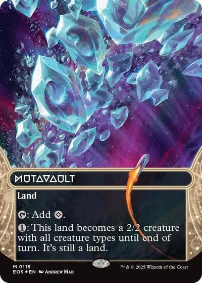 Mutavault (0118) (Borderless) (Galaxy Foil)