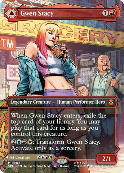 Gwen Stacy (0202) (Borderless)