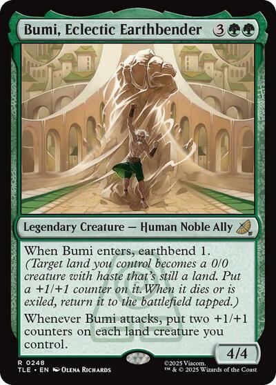 Bumi, Eclectic Earthbender