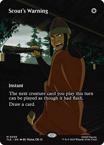 Scout's Warning (Borderless)