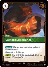 Combat Experience