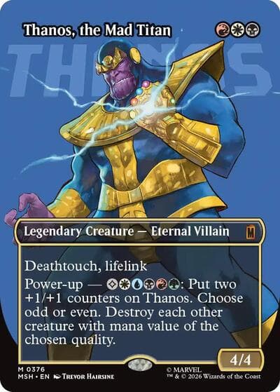 Thanos, the Mad Titan (Borderless) (0367)